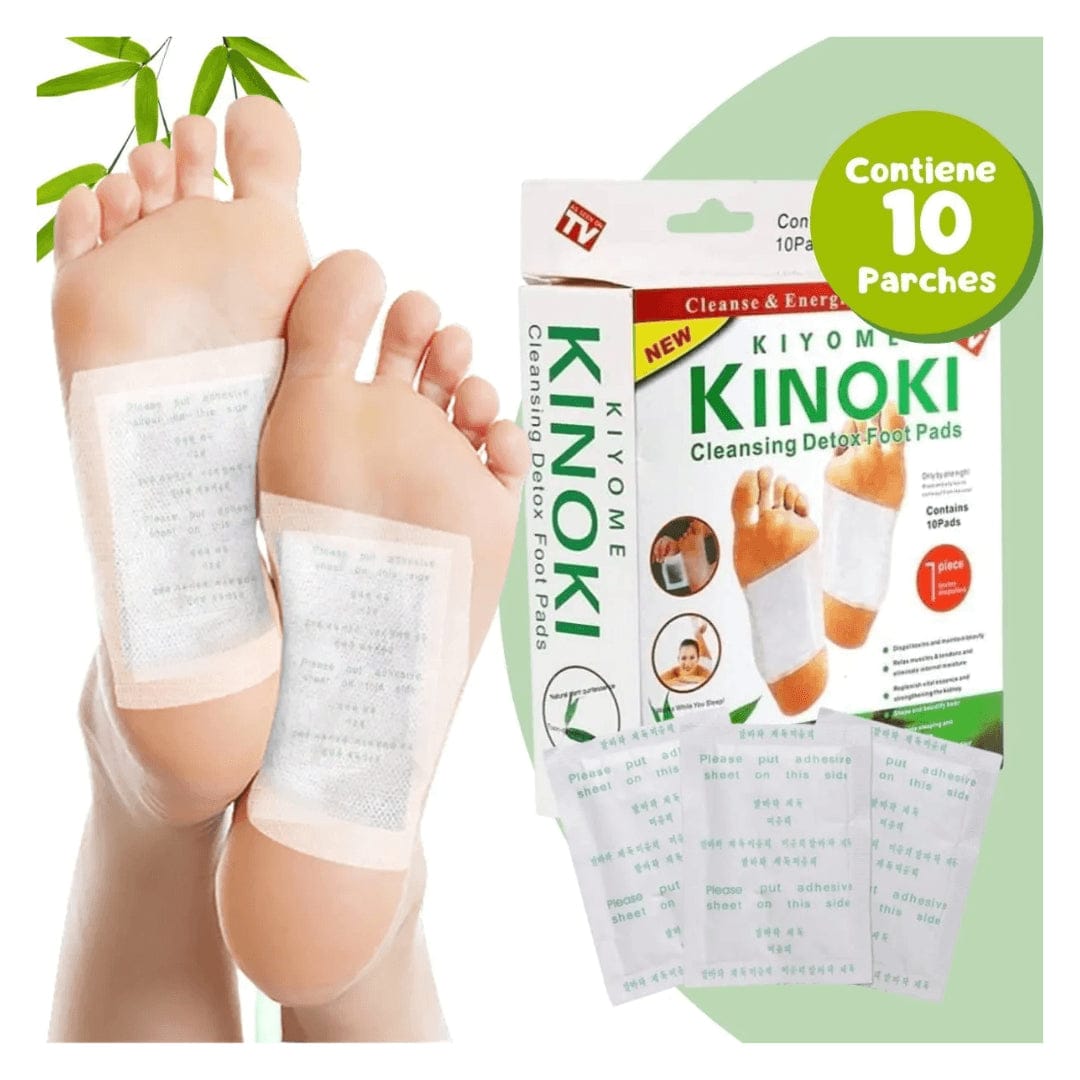 Parches desintoxicante para pies KINOKI 10 pcs