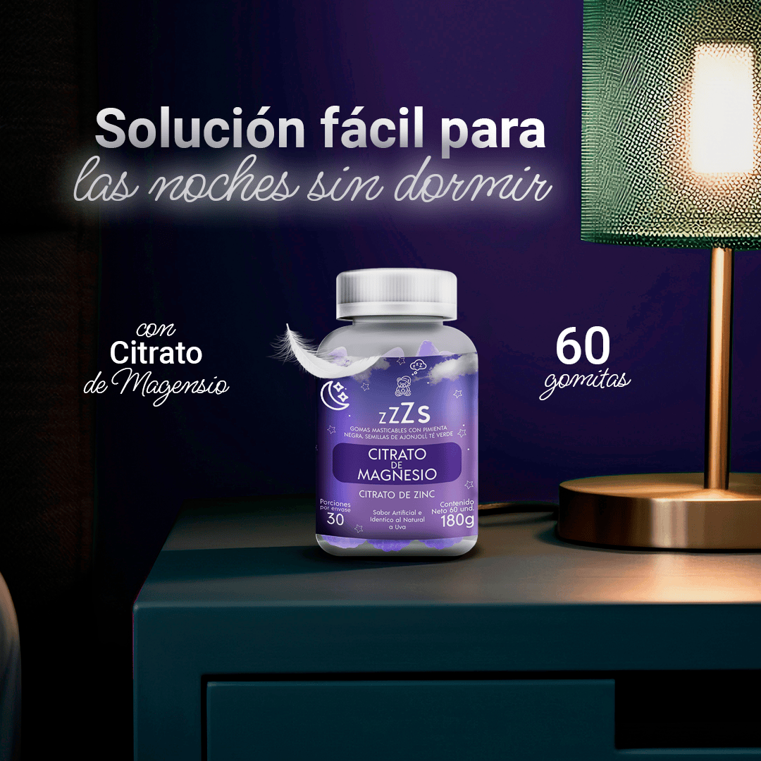 Gomitas Citrato de Magnesio - Para Estrés, Sueño y Ansiedad ¡ÚLTIMAS UNIDADES!