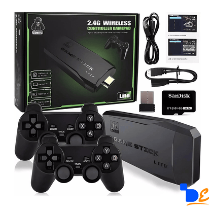 GameStick© – VideoGame Retrô con 20.000 Juegos + Mando inalámbrico extra Grátis