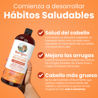 Multivitamínico MaryRuth's - Cabello, Piel y unã  en 1 Solo Paso [Últimas unidades]
