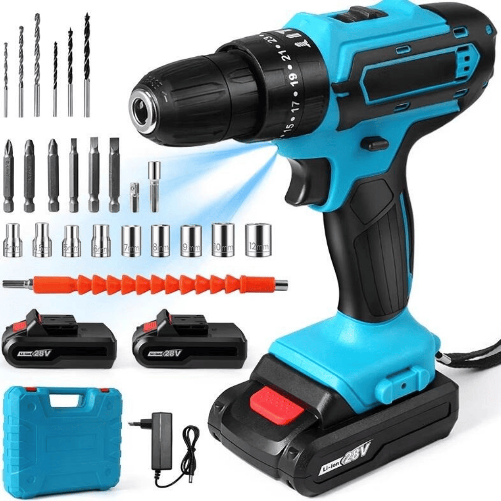 Taladro Percutor + Kit de Accesorios GRATIS (SOLO HOY)