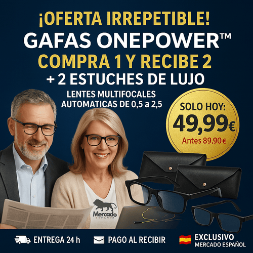 Gafas OnePower™ – Visión clara inmediata | COMPRA 1 Y RECIBE 2 + 2 Estuches de Lujo GRATIS
