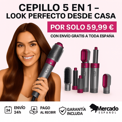 ProStyler - Cepillo 5 en 1 – ¡El Secreto para un Cabello Perfecto en Minutos!