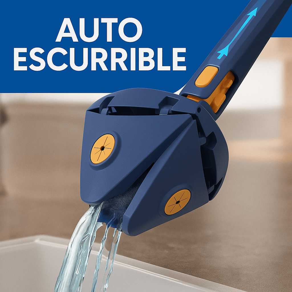 [COMPRA 1 Y LLEVA 2] SuperMop® - Fregona 360º autoescurrible + Kit de Recambios Grátis