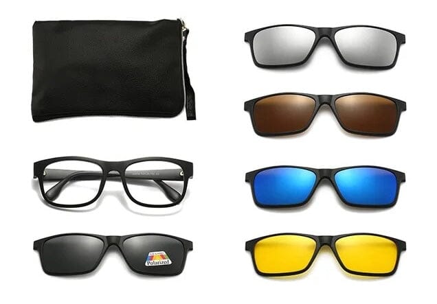 Gafas de Sol con Lentes Intercambiables Polarizadas 5 en 1