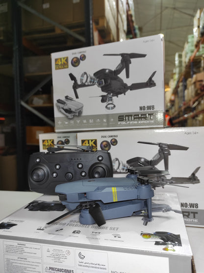 Dron con doble cámara 4K + Maletín Gratis