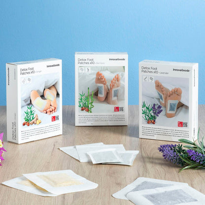 Parches Desintoxicantes para Pies 30 unidades + 30 Gratis
